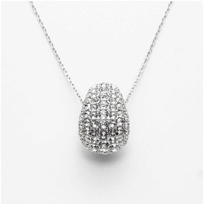 שרשרת Sublima עם קריסטל לבן של Swarovski